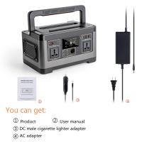 Buy cheap DC15V 6A 500W 520WH Portable Solar Energy System Solar Rechargeable Generator product