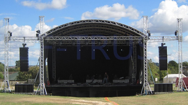 300*300mm Screw Bolt Lighting Truss System Aluminum 6061-T6