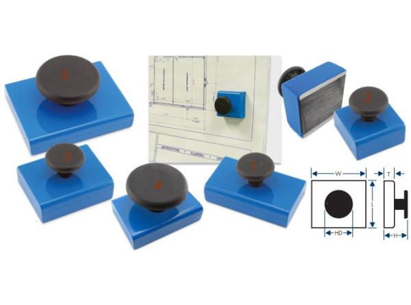 Buy cheap Plastic Mounting Holding Magnets With Knob from wholesalers