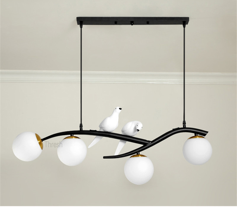 Black European Nordic Chandelier Lights Bird Chandelier Lighting（WH-MI-442)