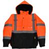 Buy cheap ANSI EN20471 Hi Vis Waterproof Jacket Wet Weather Gear 300D Oxford from wholesalers