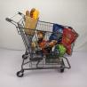 Buy cheap 150L Grey Metal Shopping Trolley Zinc Powder Coating Steel Shopping Cart from wholesalers