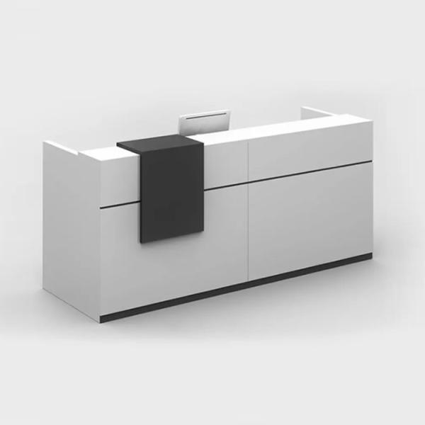 Buy cheap 1100Hmm White Office Reception Desk 78.7 Inch With Reception Counter from wholesalers