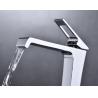 Buy cheap Waterfall Bathroom Basin Faucets , Chrome plated Wash Basin Tap Hot And Cold from wholesalers