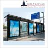Buy cheap Outdoor Metal Paint 2500mm 8H Bus Stop Shelter from wholesalers