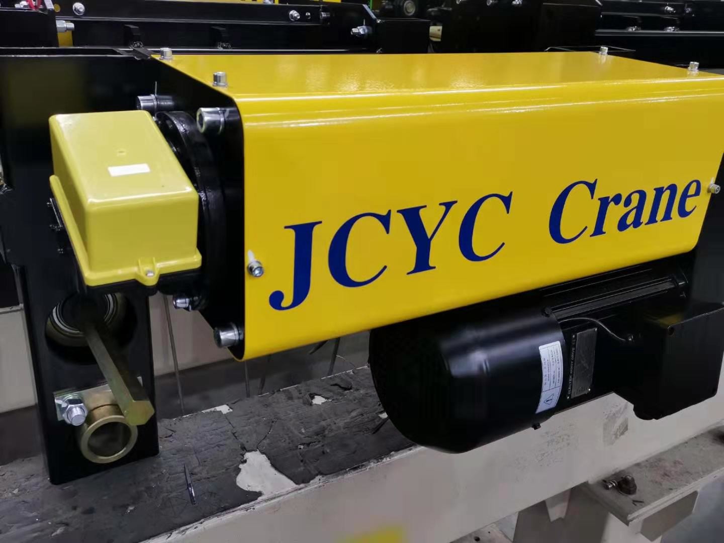 Workshop Low Headroom Wire Rope Hoists Single Girder European Model