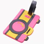 Promotional Custom Logo Travel 3D Soft PVC Luggage Tag, Personalized Rubber
