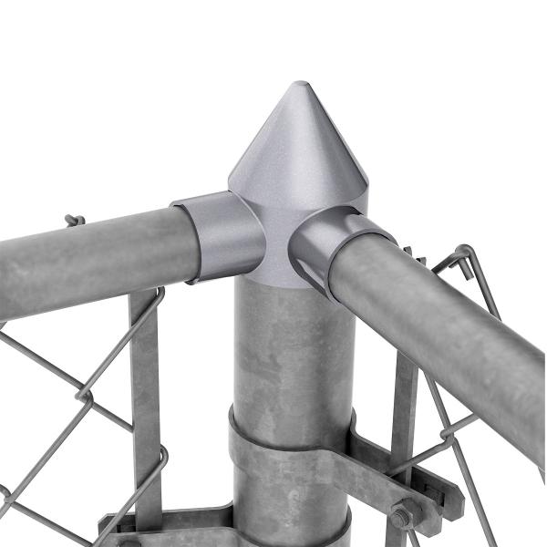 Buy cheap Iron Craft 1-5/8" Chain Link Accessories Hot Dip Galvanized Fence Fittings 2-3/8" from wholesalers