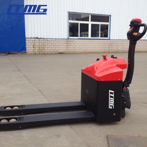 Buy cheap 1.5 Ton Small Electric Powered Pallet Truck Pallet Trolley Jack 8 Hours Working Time from wholesalers