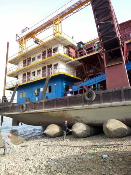 Buy cheap ISO 14409 Standard Ship Rubber Airbag Building Black Boat Launching Airbag from wholesalers