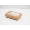 Buy cheap Custom Printed Kraft Paper Food Packaging Box Take Away For Lunch Salad Cake Pastries from wholesalers