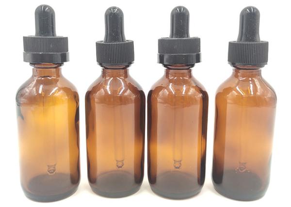 Buy cheap 50ml Dropper Amber Glass Cosmetic Bottles Portable For Perfume Packaging from wholesalers