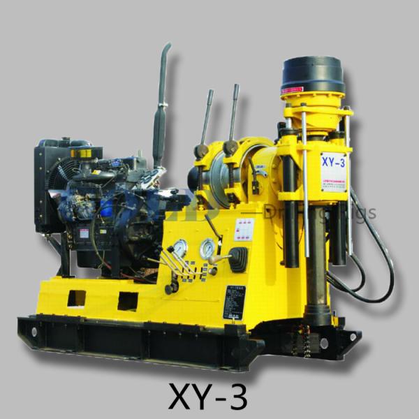 Buy cheap XY-3 portable water well drilling rig which can be mounted on truck, track and trailer from wholesalers