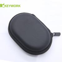 Buy cheap Waterproof Zipper Ellipse Eva Earphone Case Portable Earphone Storage bag product