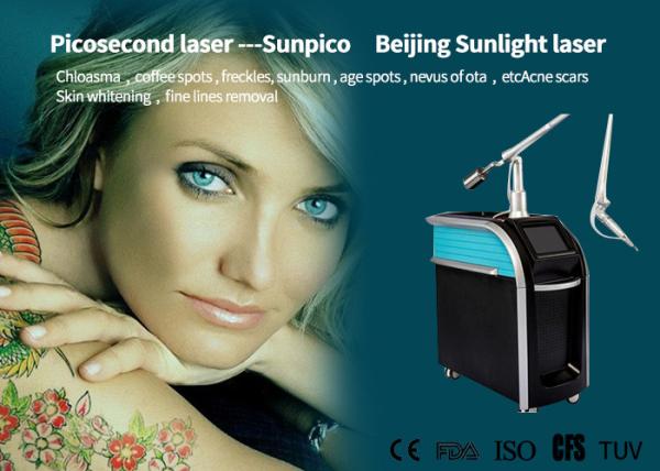 Buy cheap Pigments Tattoo Removal Machine , Fast Effective Laser Tattoo Removal Equipment from wholesalers