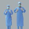 Buy cheap Water Resistant Disposable Surgical Gowns SMS Standard Medical Blue With Knitted Cuff from wholesalers