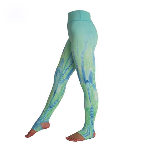 Buy cheap Stylish Stretchable Wide Waist Sublimation Yoga Pants Yoga Activewear Full Length from wholesalers
