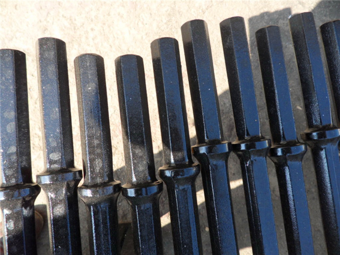 H22x108 Drill Steel With Chisel Bit Integral Drill Rods For Small Hole Drilling