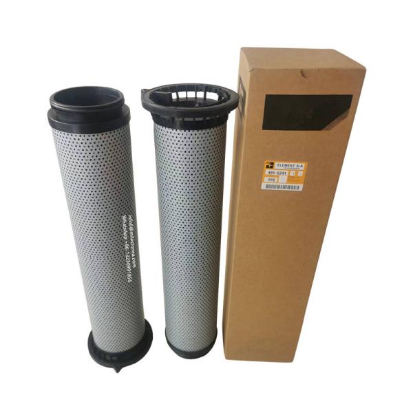 Buy cheap China Manufacturer glass fiber Hydraulic oil Filter 491-5241 for truck engine parts from wholesalers