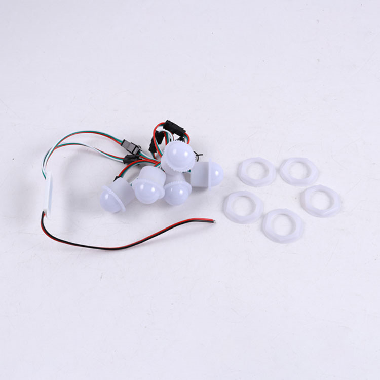 Quality miracle bean IP67 Addressable 12V 60mm 12V 30MM DMX RGB RGBW Led Dot Pixel Point Module Wall Curtain Light for sale