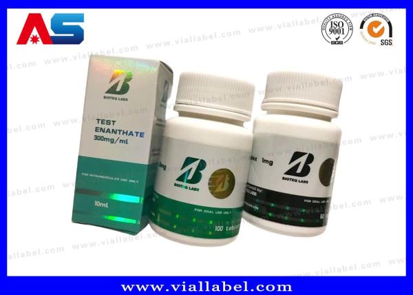 CJC-1295 2mg 10ml Multi-dose Vial Sticker , Small Bottle Labels Laser Holographi