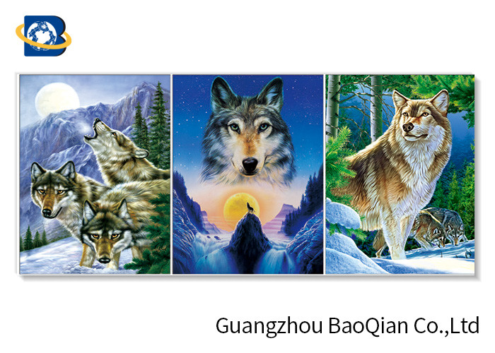 30X40cm In Stock Diversify Waterproof 3D Lenticular Flip / Lenticular Photo Printing For Restaurant
