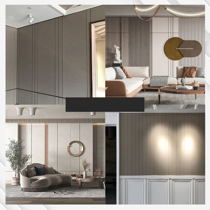 Wooden Cladding Interior Plastic Composite Fluted Covering Board Wainscoting Vinyl Timber Decorative 3D WPC Wall Panel