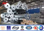 12 Sided Steel Microwave Monopole Tower For Mobile Transmission Line