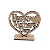 Buy cheap Wooden handicraft ornaments Heart hollow letters laser cutting wood chips Valentine's Day craft gifts from wholesalers