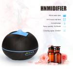 400ML Wood Grain Aromatherapy Diffuser Ultrasonic Air Humidier Mist Maker