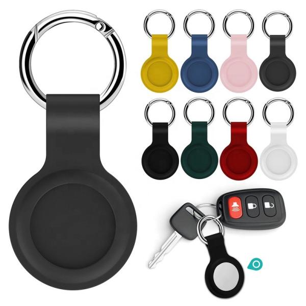 Buy cheap Silicone Holder For Airtag Pet Dog Collar,Keychain Protective Cover Compatible With Apple AirTags from wholesalers
