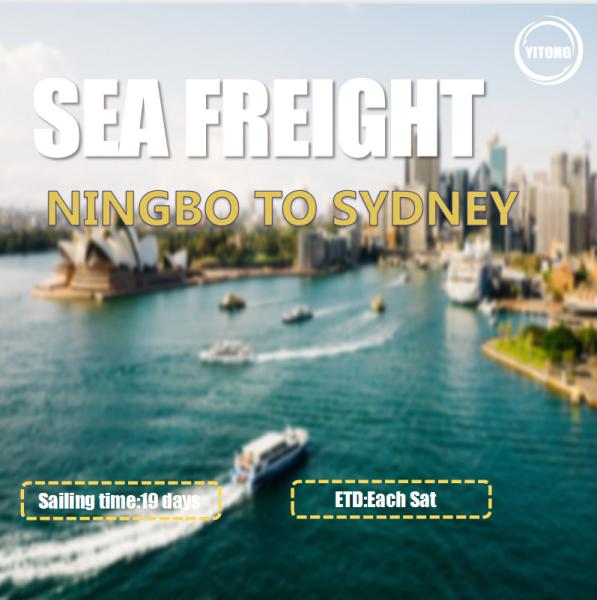 Buy cheap WIFFA China To Australia Sea Freight Services From Ningbo To Sydney Each Sat from wholesalers