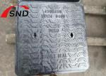 Buy cheap Double Sealed Ductile Iron Manhole Cover Black Square Storm Drain Cover from wholesalers