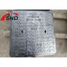 Buy cheap Double Sealed Ductile Iron Manhole Cover Black Square Storm Drain Cover from wholesalers