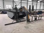 Amphibious Aquatic Weed Harvester water hyacinth reed harvesting cutting machine