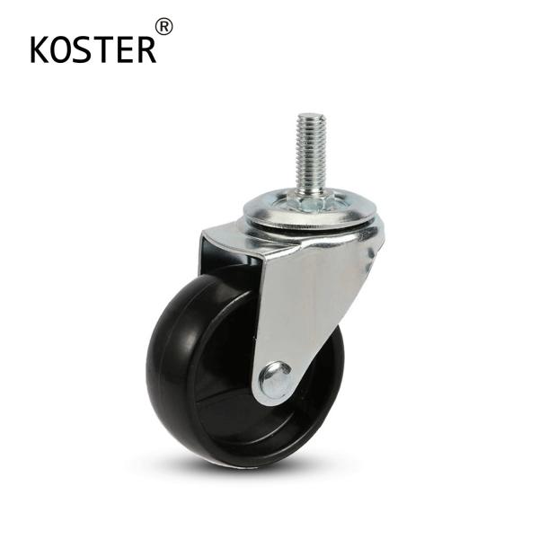 Buy cheap Hole Distance 29/29/36*15/45*25/55*28/55*28 PP Black Swivel Brake Caster from wholesalers