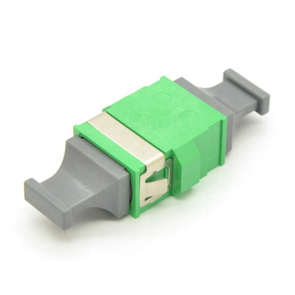 Buy cheap Single Mode Green Small Fiber Optic Adapters MPO To APC Without Flange from wholesalers