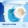 Buy cheap 6L Tofu Based Cat Litter 3 Second Water Absorption Directly Flush Toilet from wholesalers