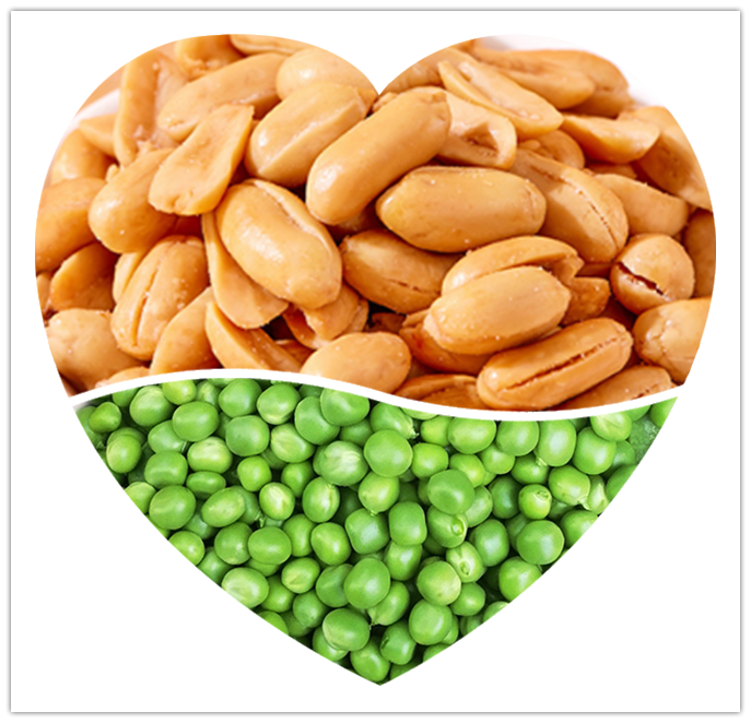 Best Seller Mixed Beans Nut Snacks with Rice Crackers Peanuts Coated Green Peas