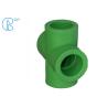 Buy cheap Smooth PPR Pipe Fittings PPR 4 Way Cross Tee High Heat / Pressure Resistance from wholesalers