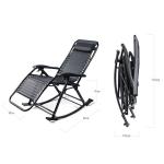 Custom Logo Sun Recliner Lounge Chair Outdoor Garden Camping Foldable Portable