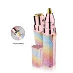 Women Portable Eyebrow Trimmer Facial Hair Removal 2 In 1 Painless Hair Shaver