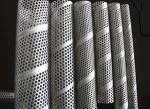 Galvanized Steel Spiral Perforated Tube Custom Length ASTM GB Rust Prevention