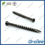 Black Oxide Stainless Steel Square Drive Trim Head Deck Screw Type 17