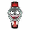 Buy cheap Fashion Alloy Quartz Wrist Watch Clown Face wearresistant Multipurpose from wholesalers