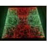 Buy cheap RGB 3in1 Luminous Starry Golden LEDs Floor Tiles 3D 50*50cm Mirror Dance Floor for Party Wedding from wholesalers