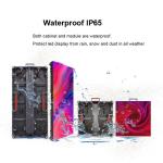 Outdoor Waterproof Modular Led Video Display Panels Tile Hanging Bar 500x500mm