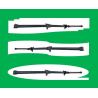 Buy cheap MERCEDES BENZ SPRINTER PROPSHAFT DRIVESHAFT A9064101816 2760mm 21.8KG REMAN from wholesalers