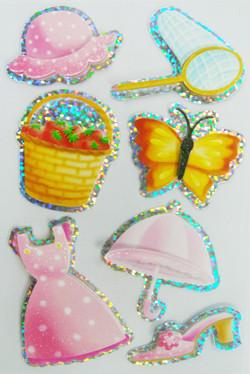 Buy cheap Colorful Refrigerator Custom Hologram Stickers Bright PVC PET Material from wholesalers