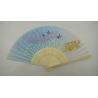 Buy cheap 21cm Promotional Bamboo Folding Hand Fans With Paper Or Fabric from wholesalers